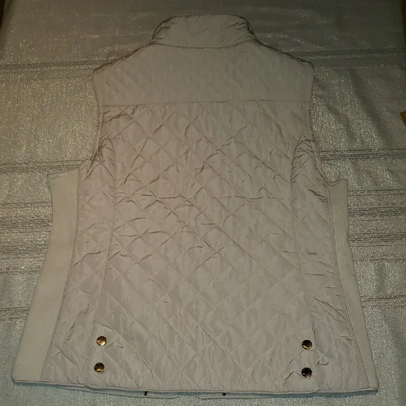 Kenar NEW Women's L Quilted Vest Zip Front NWT - Picture 6 of 16